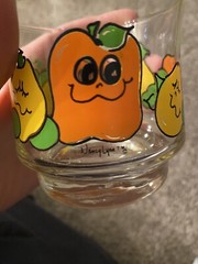 VINTAGE NANCY LYNN FRUIT/VEGGIE GLASSES
