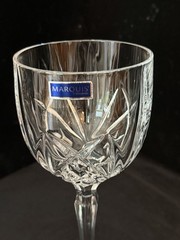 4 Each Waterford Marquis Brookside Crystal Replacement Water Or Wine Glasses