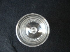 Pavonia Wine Glass clear by Ripley Company circa1885 EAPG