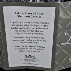 Dublin Shannon Crystal Pitcher 46oz 4 Highball Glasses 10oz Godinger Drinkware