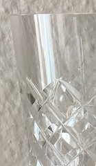 Vintage WATERFORD Crystal ALANA Double Old-Fashioned Glass Grammer Jeweler Box