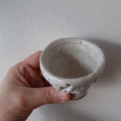 sake cup　”GUINOMI　HAGI-YAKI”　white01