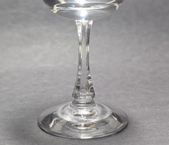 Fostoria Fascination Clear Thick Bottom Hexagonal Stem Clear Cordial Glass