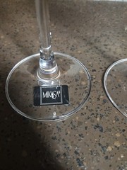 Set Of 2 Mikasa High Rise Wine Glasses- Crystal