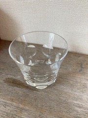 Used Baccarat Beluga Tumbler Crystal Rock Glasses pair with Box