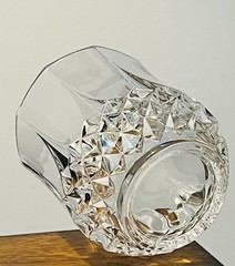 Set of 2 Cristal d’Arques Crystal Longchamp Whiskey Glasses 3.75” H Discontinued
