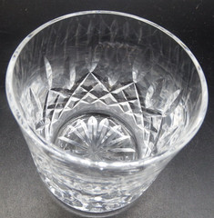 3 Waterford 3 3/8″ Crystal Rocks Glasses w/rounded bottom ….. EXC!!