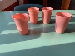 AZEL ATLAS MODERNTONE PLATONITE PASTEL PINK 9oz TUMBLER – SET OF 4