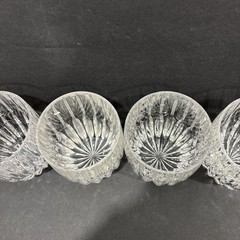 Mikasa Park Lane Crystal Executive Double Old Fashion Tumblers 4”