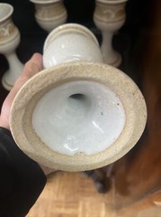 Vintage mid century Modern Studio Pottery Bird Seagull Goblets Goblet Cups