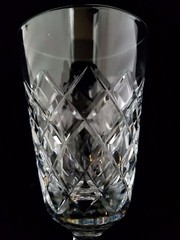 Lenox Starfire, Galaxy Cut Crystal Cordial Glass, 6 1/4″ EUC