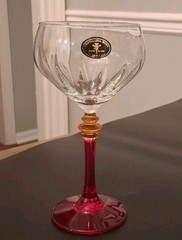 1 Cristalleria Fumo Hand Made Crystal Cocktail/Champagne/Wine Glass Italy