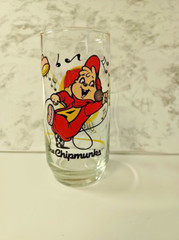1985 Alvin Glass From Alvin & The Chipmunks Cup 15 oz Bagdasarian 6” Tumbler