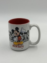 Disney Parks Disneyland Resort Mickey Mouse Red Interior Ceramic Coffee Tea Mug