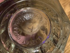 (3) Libbey DuraTuff 8 ounce glasses 8 panel