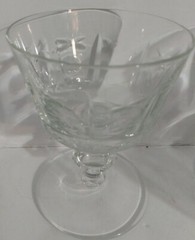 Set of 8 Crystal Mixed Clear Bar Glasses Perfect All Are 4″ Tall D 1.75″ & 2.75″