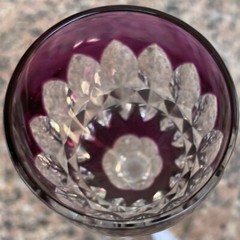 BACCARAT CRYSTAL LIQUOR COLOR GLASS COLBERT COLOR MINT