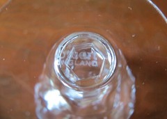Stuart Clifton Park Signed Cut Crystal 4 ½” Claret Wine Goblet(s)