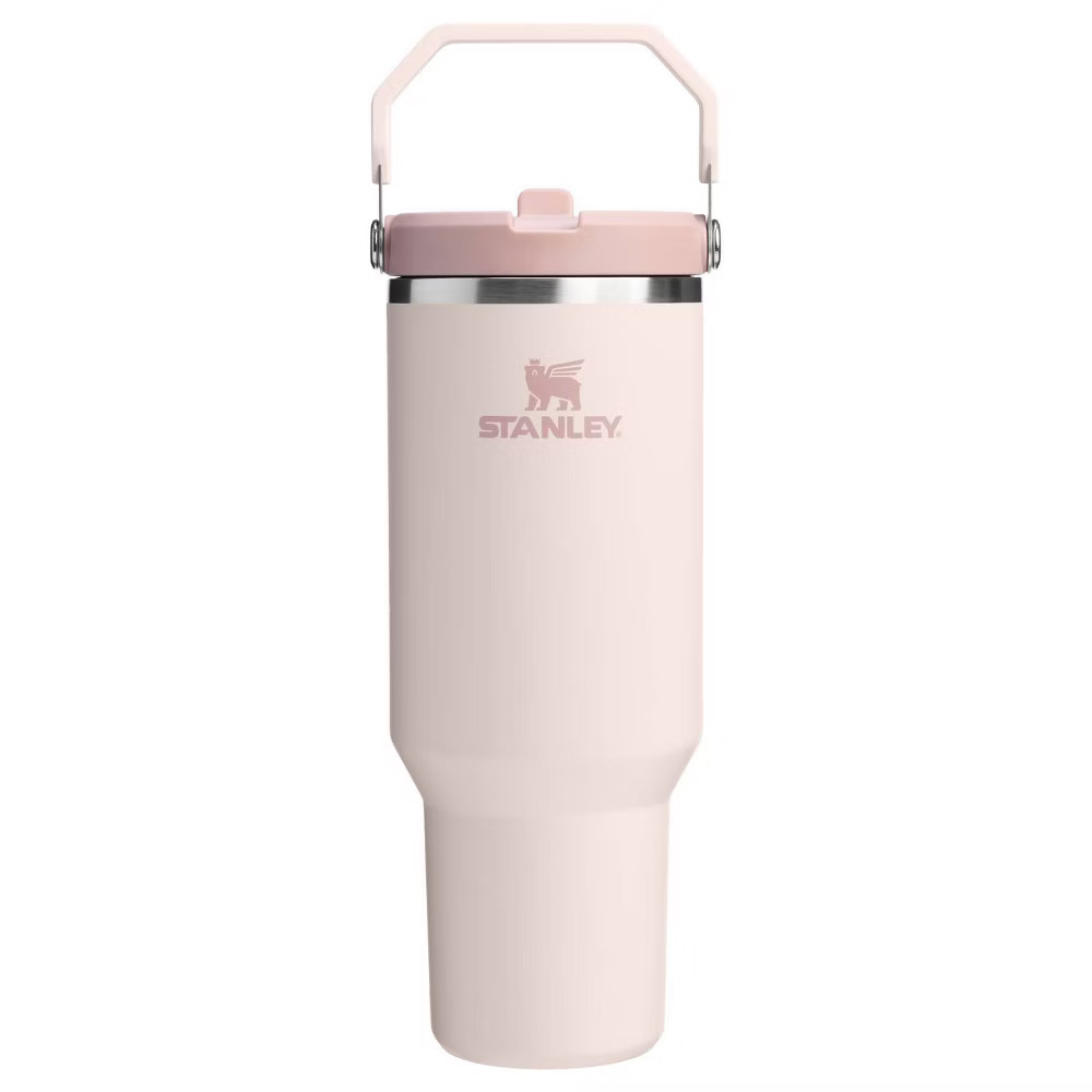 Stanley 40 oz Stainless Steel Ice Flow Flip Straw Tumbler Rose Quartz