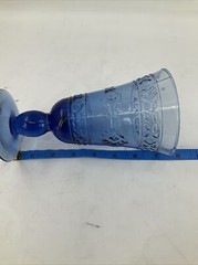Vintage Mikasa Studio Nova Adirondack Southwestern Cobalt Blue Water Glass EUC