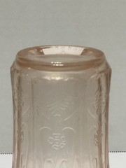 Vintage Indiana Glass Flat Tumbler Recollection Pink Depression Glass 14 Oz USA
