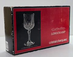 (NOS) Cristal d’Arques Longchamp 25cl Wine Glasses Set of 4 With Original Box