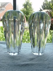 Set of 2 Royal Gallery Lead Crystal Candlesticks