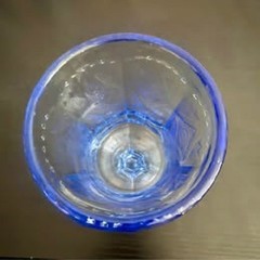 Indiana Glass Recollection Blue Water Goblets Set of 5 Vintage