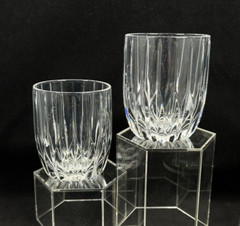 Mikasa Park Lane Double Old Fashioned Glasses 8 Oz Pair (2) 3-7/8″