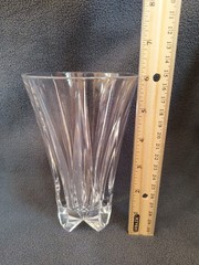 Set/3 Lenox Crystal Ovations Oasis 6″ H Glasses Footed Blown Glass Tumblers