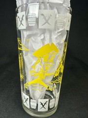 Vintage Hazel Atlas Pirate Glass Sword Fighting Nautical Tumbler 5.75”