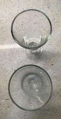 Vintage Set Of 2 Engraved CLIPPER SHIP Pilsner Glasses, 10oz. by Princess House
