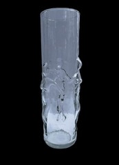 Vintage LIBBEY Tall 8 3/4″ Highball Sculpted Nude Female Body Glass Mid-Century