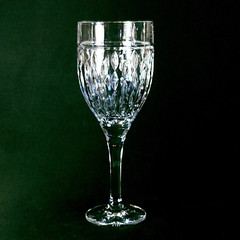 RALPH LAUREN ASTON WATER GLASS, Cut Lead Crystal, 6 1/4, 14oz, Made in GERMANY