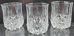 (12) Cristal D’Arques Brighton Old Fashioned Set Vintage Clear Whiskey Rocks Lot