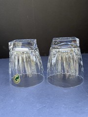 Waterford Crystal CLARION 3 Piece Decanter and Old Fashioned Tumbler set