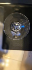 Set Of 4 Gorham Amore Frosted Double Heart Lead Crystal Champagne Flutes