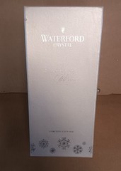WATERFORD CRYSTAL SNOWFLAKE WISHES «JOY» RUBY CASED FLUTE, 2011 LIMITED ED NIB