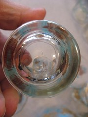 Libbey David Douglas Turquoise & Gold Pinecone Carafe & 10 Lowball Glasses 6oz