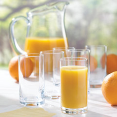 Tuscany Classics 6-Piece Juice Glass Set, 2.85 LB, Clear, 8 Oz