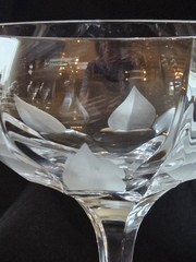 Mikasa Flame D’Amore Crystal Champagne Tall Sherbet Glass ONLY ONE Rare HTF