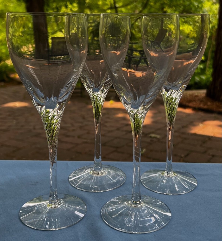 Set of FOUR Lenox Encore Wine Glasses Goblets