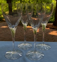 Set of FOUR Lenox Encore Wine Glasses Goblets