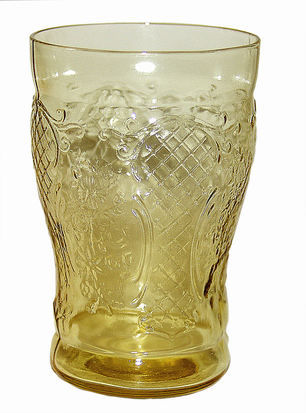 Federal Glass Normandie Amber Flat Water Tumbler