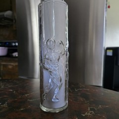 VINTAGE LIBBEY L’Homme Highball 3D Male Body Glass Mid-Century Mod 9″