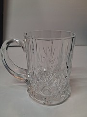 CRISTAL D’ARQUES DURAND Lead Crystal Chantilly Taille Beaugency France