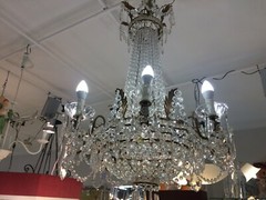 Vintage Chandelier Attributed To BACCARAT H: 105 Cm