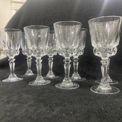 Set of 8 Princess House Esprit Crystal Cordial Glass 4 1/2” – Like New