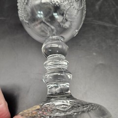 Vintage Retro 1978 Avon Fostoria Hearts and Diamonds Goblet 10 Ounce Capacity