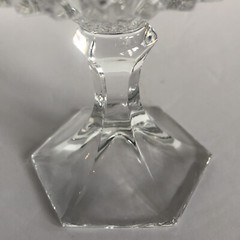 Vintage Fosteria Heritage Crystal Champagne Sherbert Clear Glasses 5″ Set of 2